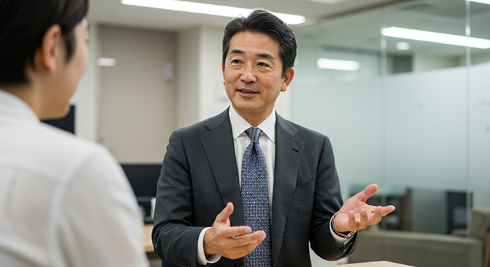 コンサルタントの50代男性